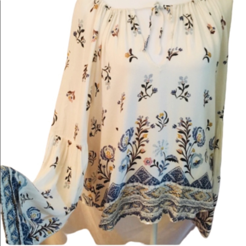 Kimchi Blue floral print top - Picture 3 of 8
